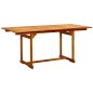 vidaXL Tavolo da Pranzo per Esterni (120-170)x80x75 cm in Legno Acacia vidaXL Tavolo da Pranzo per Esterni (120-170)x80x75 cm in Legno Acacia