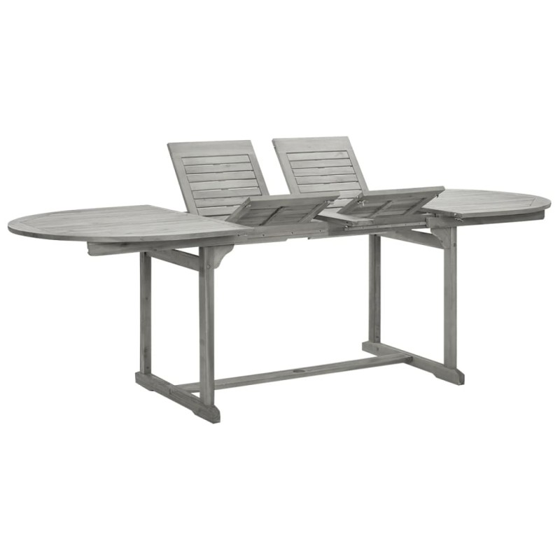vidaXL Tavolo da Pranzo per Esterni (160-240)x100x75cm Massello Acacia vidaXL Tavolo da Pranzo per Esterni (160-240)x100x75cm Massello Acacia