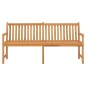 vidaXL Panchina da Giardino 180 cm in Legno Massello di Teak vidaXL Panchina da Giardino 180 cm in Legno Massello di Teak