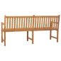 vidaXL Panchina da Giardino 180 cm in Legno Massello di Teak vidaXL Panchina da Giardino 180 cm in Legno Massello di Teak