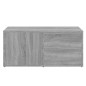 Mobile Porta TV Grigio Sonoma 80x34x36 cm in Legno Multistrato Mobile Porta TV Grigio Sonoma 80x34x36 cm in Legno Multistrato