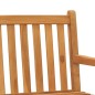 vidaXL Panchina da Giardino 180 cm in Legno Massello di Teak vidaXL Panchina da Giardino 180 cm in Legno Massello di Teak