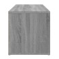 Mobile Porta TV Grigio Sonoma 80x34x36 cm in Legno Multistrato Mobile Porta TV Grigio Sonoma 80x34x36 cm in Legno Multistrato