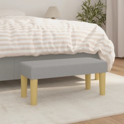 vidaXL Panca Grigio Chiaro 70x30x30 cm in Tessuto