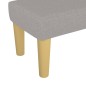 vidaXL Panca Grigio Chiaro 70x30x30 cm in Tessuto vidaXL Panca Grigio Chiaro 70x30x30 cm in Tessuto