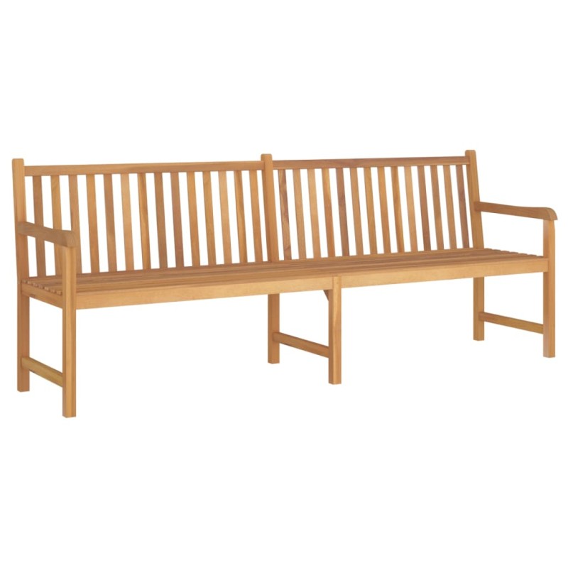 vidaXL Panchina da Giardino 228 cm in Legno Massello di Teak vidaXL Panchina da Giardino 228 cm in Legno Massello di Teak