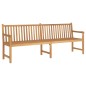 vidaXL Panchina da Giardino 228 cm in Legno Massello di Teak vidaXL Panchina da Giardino 228 cm in Legno Massello di Teak