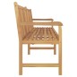 vidaXL Panchina da Giardino 228 cm in Legno Massello di Teak vidaXL Panchina da Giardino 228 cm in Legno Massello di Teak