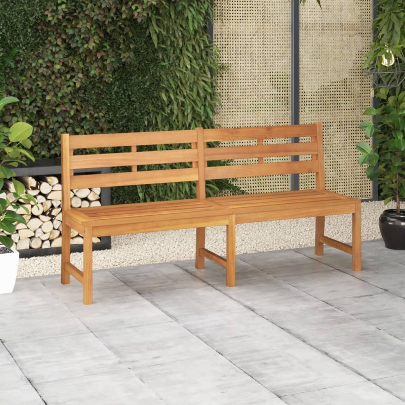 vidaXL Panchina da Giardino 180 cm in Legno Massello di Teak vidaXL Panchina da Giardino 180 cm in Legno Massello di Teak