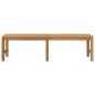 vidaXL Panchina da Giardino 150 cm in Legno Massello di Teak vidaXL Panchina da Giardino 150 cm in Legno Massello di Teak
