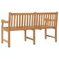 vidaXL Panca da Giardino 150 cm in Legno Massello di Teak vidaXL Panca da Giardino 150 cm in Legno Massello di Teak