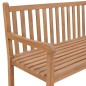 vidaXL Panchina Angolare da Giardino 185x185x90 cm in Massello di Teak vidaXL Panchina Angolare da Giardino 185x185x90 cm in Massello di Teak