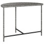 vidaXL Tavolo da Giardino Grigio 100x50x75 cm in Polyrattan vidaXL Tavolo da Giardino Grigio 100x50x75 cm in Polyrattan