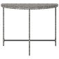 vidaXL Tavolo da Giardino Grigio 100x50x75 cm in Polyrattan vidaXL Tavolo da Giardino Grigio 100x50x75 cm in Polyrattan
