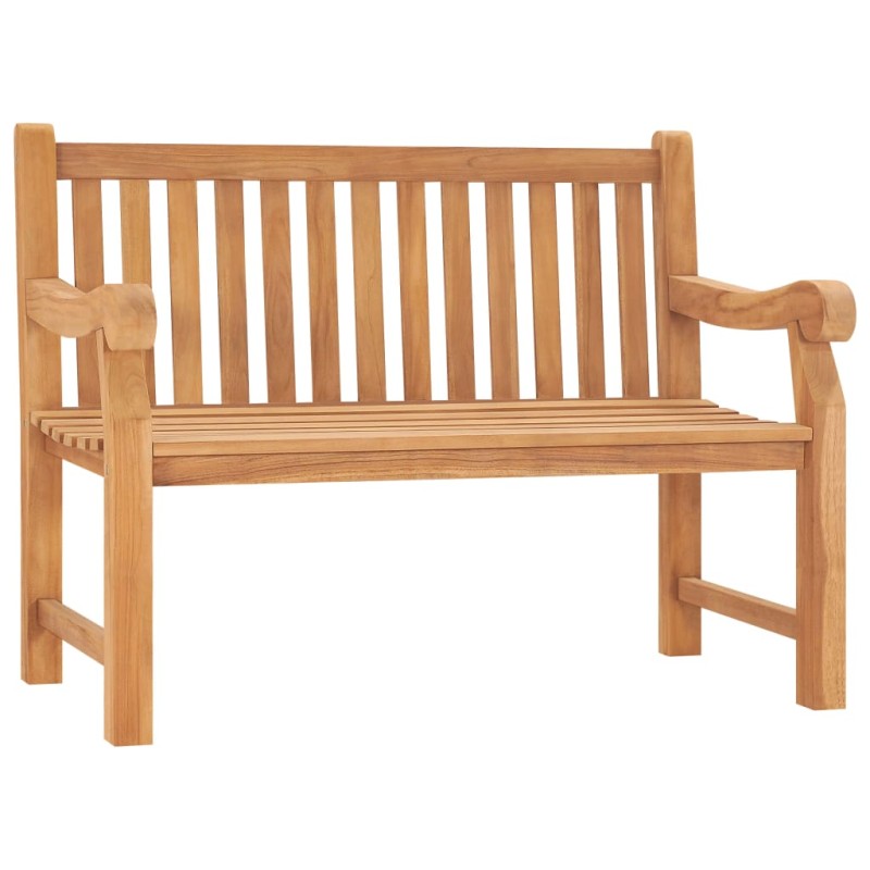 vidaXL Panchina da Giardino 114 cm in Legno Massello di Teak vidaXL Panchina da Giardino 114 cm in Legno Massello di Teak