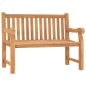 vidaXL Panchina da Giardino 114 cm in Legno Massello di Teak vidaXL Panchina da Giardino 114 cm in Legno Massello di Teak