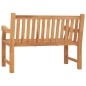 vidaXL Panchina da Giardino 114 cm in Legno Massello di Teak vidaXL Panchina da Giardino 114 cm in Legno Massello di Teak
