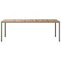 vidaXL Tavolo da Giardino Grigio 250x100x75 cm in Polyrattan vidaXL Tavolo da Giardino Grigio 250x100x75 cm in Polyrattan
