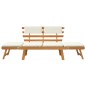 vidaXL Panca da Giardino con Cuscini 2-in-1 190 cm in Legno di Acacia vidaXL Panca da Giardino con Cuscini 2-in-1 190 cm in Legno di Acacia
