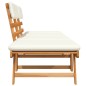 vidaXL Panca da Giardino con Cuscini 2-in-1 190 cm in Legno di Acacia vidaXL Panca da Giardino con Cuscini 2-in-1 190 cm in Legno di Acacia