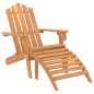 vidaXL Sedia da Giardino Adirondack con Poggiapiedi Massello di Acacia vidaXL Sedia da Giardino Adirondack con Poggiapiedi Massello di Acacia