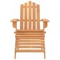 vidaXL Sedia da Giardino Adirondack con Poggiapiedi Massello di Acacia vidaXL Sedia da Giardino Adirondack con Poggiapiedi Massello di Acacia