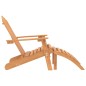 vidaXL Sedia da Giardino Adirondack con Poggiapiedi Massello di Acacia vidaXL Sedia da Giardino Adirondack con Poggiapiedi Massello di Acacia