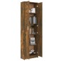 Armadio da Corridoio Rovere Fumo 55x25x189 cm Legno Multistrato Armadio da Corridoio Rovere Fumo 55x25x189 cm Legno Multistrato
