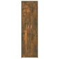 Armadio da Corridoio Rovere Fumo 55x25x189 cm Legno Multistrato Armadio da Corridoio Rovere Fumo 55x25x189 cm Legno Multistrato
