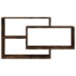 vidaXL Mensola a Muro Rovere Fumo 104x20x58,5 cm Legno Multistrato vidaXL Mensola a Muro Rovere Fumo 104x20x58,5 cm Legno Multistrato