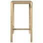vidaXL Tavolo da Bar 60x60x110 cm in Legno di Pino Impregnato vidaXL Tavolo da Bar 60x60x110 cm in Legno di Pino Impregnato