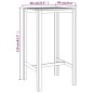 vidaXL Tavolo da Bar 60x60x110 cm in Legno di Pino Impregnato vidaXL Tavolo da Bar 60x60x110 cm in Legno di Pino Impregnato