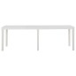 vidaXL Tavolo da Giardino 220x90x72 cm in PP Bianco vidaXL Tavolo da Giardino 220x90x72 cm in PP Bianco
