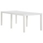 vidaXL Tavolo da Giardino 220x90x72 cm in PP Bianco vidaXL Tavolo da Giardino 220x90x72 cm in PP Bianco