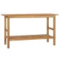 vidaXL Vanità da Bagno in Legno Massello di Teak 132x45x75 cm vidaXL Vanità da Bagno in Legno Massello di Teak 132x45x75 cm