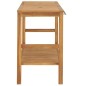 vidaXL Vanità da Bagno in Legno Massello di Teak 132x45x75 cm vidaXL Vanità da Bagno in Legno Massello di Teak 132x45x75 cm