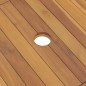 vidaXL Vanità da Bagno in Legno Massello di Teak 132x45x75 cm vidaXL Vanità da Bagno in Legno Massello di Teak 132x45x75 cm