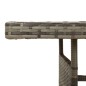 vidaXL Tavolo Giardino Grigio 160x70x72cm Polyrattan e Massello Acacia vidaXL Tavolo Giardino Grigio 160x70x72cm Polyrattan e Massello Acacia