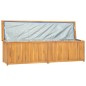 vidaXL Cassa da Giardino 200x50x55 cm in Legno Massello di Teak vidaXL Cassa da Giardino 200x50x55 cm in Legno Massello di Teak