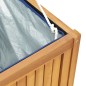 vidaXL Cassa da Giardino 200x50x55 cm in Legno Massello di Teak vidaXL Cassa da Giardino 200x50x55 cm in Legno Massello di Teak