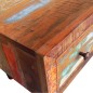 vidaXL Tavolino da Caffè con Bordo Curvo 1 Cassetto Legno di Recupero vidaXL Tavolino da Caffè con Bordo Curvo 1 Cassetto Legno di Recupero