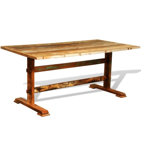 vidaXL Tavolo da Pranzo Vintage in Legno di Recupero 