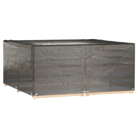 vidaXL Copertura Mobili da Giardino 16 Occhielli 205x205x90cm Quadrata
