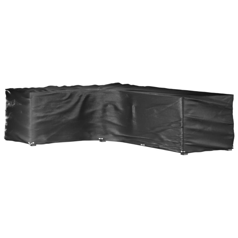 vidaXL Copertura Mobili da Giardino a L 18 Occhielli 220x285x80 cm vidaXL Copertura Mobili da Giardino a L 18 Occhielli 220x285x80 cm