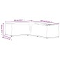 vidaXL Copertura Mobili da Giardino a L 18 Occhielli 220x285x80 cm vidaXL Copertura Mobili da Giardino a L 18 Occhielli 220x285x80 cm