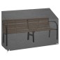 vidaXL Copri Panca da Giardino 8 Occhielli 190x70x70/88 cm Polietilene vidaXL Copri Panca da Giardino 8 Occhielli 190x70x70/88 cm Polietilene