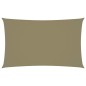 Parasole a Vela Oxford Rettangolare 3x6 m Beige Parasole a Vela Oxford Rettangolare 3x6 m Beige