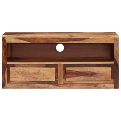vidaXL Mobile Porta TV 88x30x40 cm in Legno Massello di Sheesham
