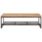 vidaXL Tavolino da Caffè 110x60x35 cm in Legno Massello di Acacia