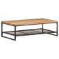 vidaXL Tavolino da Caffè 110x60x35 cm in Legno Massello di Acacia